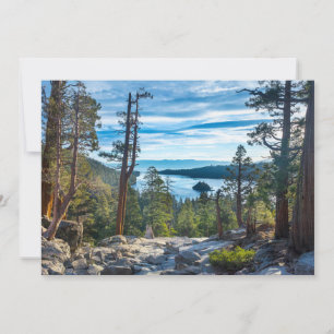 Cartão De Agradecimento Coastline Emerald Bay, Lake Tahoe, Califórnia