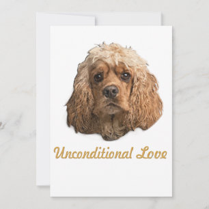 Cartão De Agradecimento cocker Spaniels