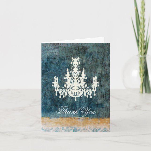 Cartão De Agradecimento Coco Chandelier ~ Card (Frente)