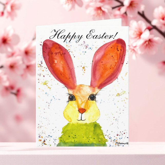 Cartão De Agradecimento Coelho Coelho Cotovelo Páscoa Humor Tha (Criador carregado)