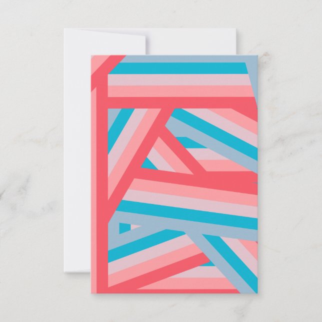 Cartão De Agradecimento Colagem Arco-Íris (Frente)