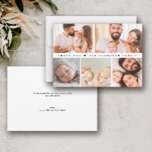 Colagem de Fotos do Chá Baby Boy Simples