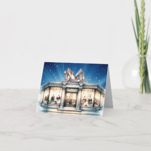 Cartão De Agradecimento Coloque sua Marca de moda de salto alto. Boutique