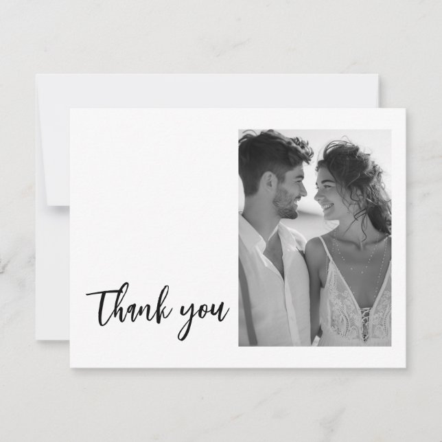 Cartão De Agradecimento 💍 com a fotografia Cornflower e Lavanda Bliss (Frente)