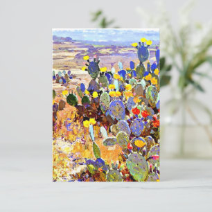 Cartão De Agradecimento Com Cacti, Julian Onderdonk,