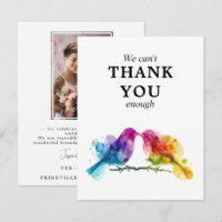 🌈 com foto Obrigado LGBTQ+ Rainbow Lovebird