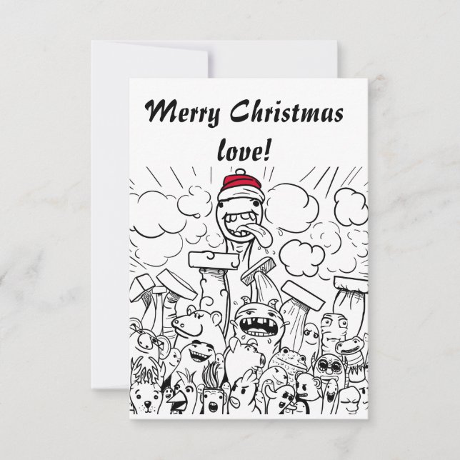 Cartão De Agradecimento Cômico (Frente)