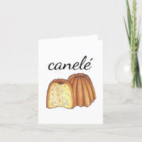 Comida de pastelaria francesa Canelé Chef Pâtisser