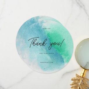 Cartão De Agradecimento Compra Comercial Moderna Minimalista Editável 