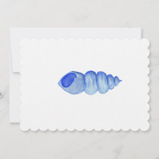 Cartão De Agradecimento Concha em Aquarela