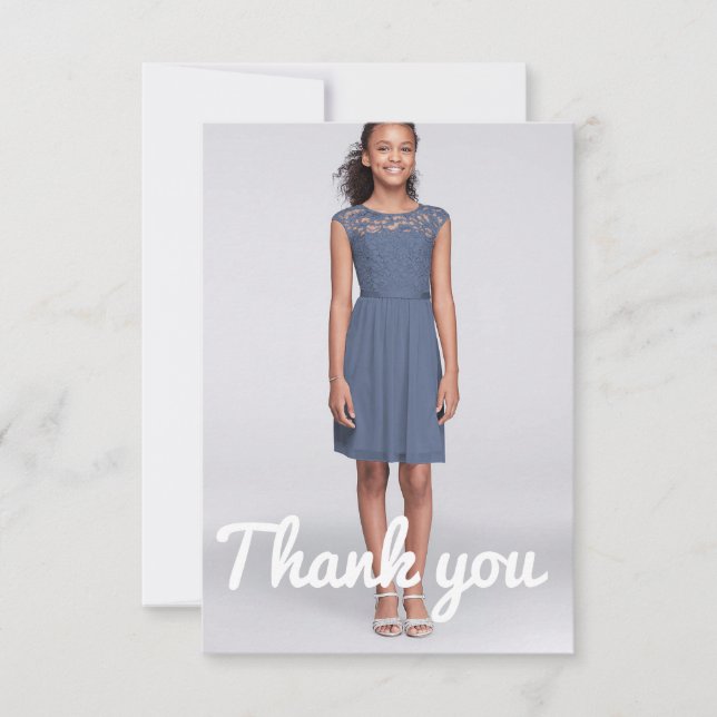 Cartão De Agradecimento Confirmação preciosa (Frente)