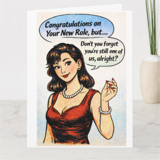 Cartão De Agradecimento Congrats! Don't forget about us!