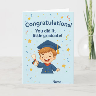 Cartão De Agradecimento Congratulations Little Graduate – Kids Graduation