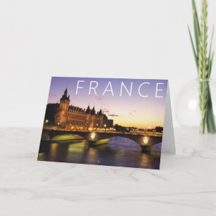 Cartão De Agradecimento Congresso   Paris, França   Obrigado