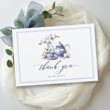 Conjunto de Chá Orquídea Azul Hampton Toile Casal 