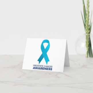 Cartão De Agradecimento Consciência do Cancer da Próstata