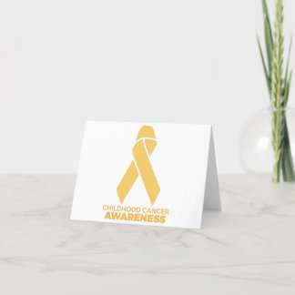 Cartão De Agradecimento Consciência do Cancer infantil