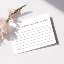 Conselho para o Sr. & Sra. Card Modern Elegante