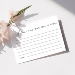 Cartão De Agradecimento Conselho para o Sr. & Sra. Card Modern Elegante