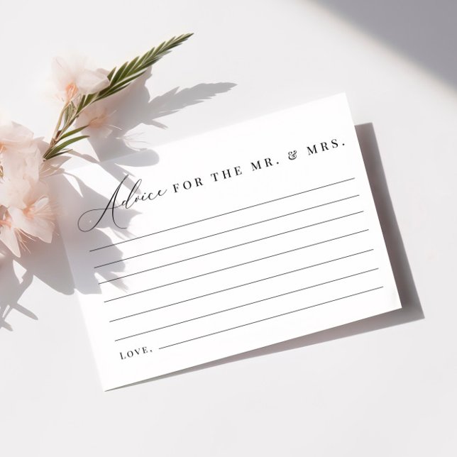 Cartão De Agradecimento Conselho para o Sr. & Sra. Card Modern Elegante (Criador carregado)