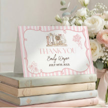 Cartão de Agradecimento Conto de Fadas