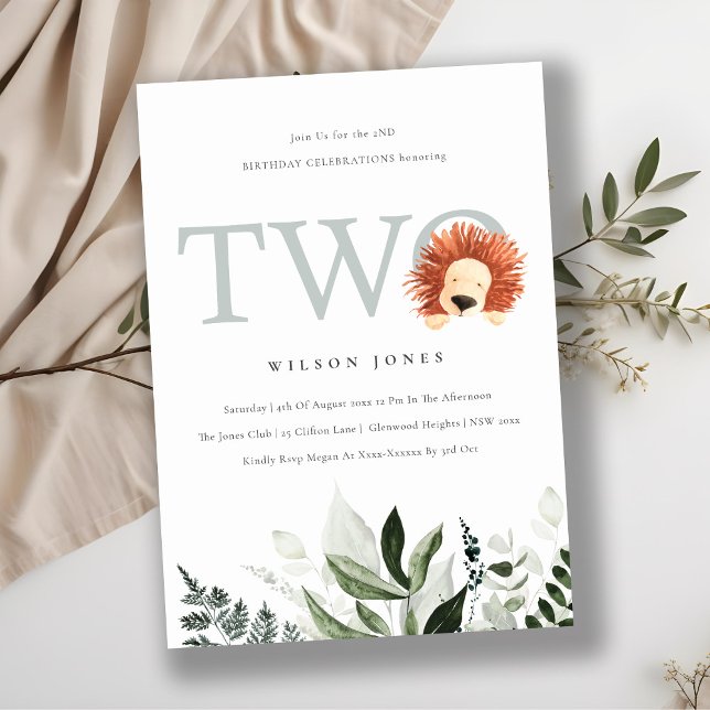 Cartão De Agradecimento Convidado de Segunda Festa de aniversário de Folha (Criador carregado)