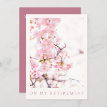 CONVITE: APOSENTADORIA: CHERRY BLOSSOM BRANCH