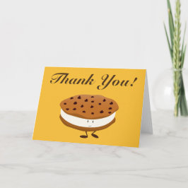 Cartão De Agradecimento Cookie sandwich thank you