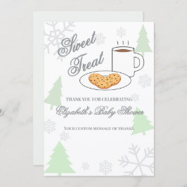 Cartão De Agradecimento Cookies & Cocoa Baby Shower