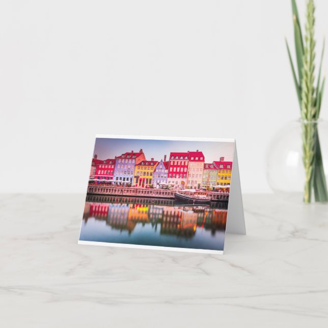 Cartão De Agradecimento Copenhaga (Frente)