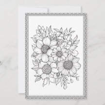 Cor Floral Elegante Simples A Sua Própria Placa De