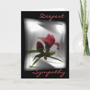 Cartão De Agradecimento CoralAzalea buds on blk-customize any occasion