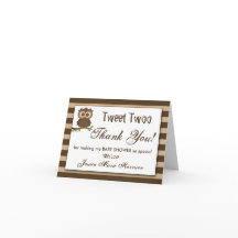 Coruja-Bebê Bonita | Chá de fraldas Obrigado