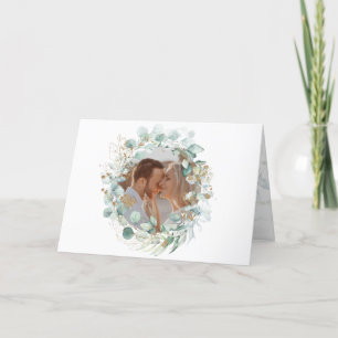 Cartão De Agradecimento Costume de Casamento Judaico Chuppah Foto