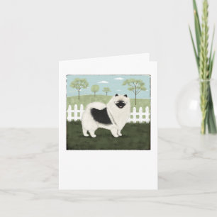 Cartão De Agradecimento Country Keeshond