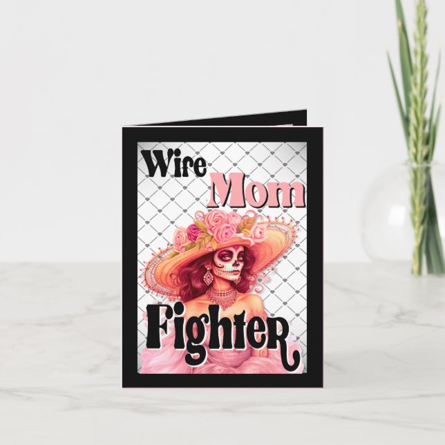 Cartão De Agradecimento Crânio de açúcar para conhecimento do Cancer (Frente)