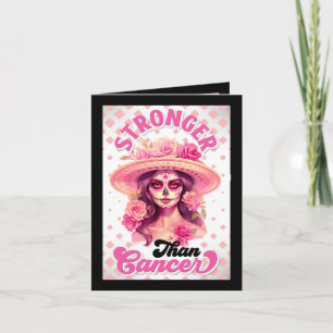 Cartão De Agradecimento Crânio em Açúcar