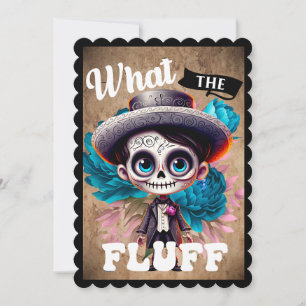 Cartão De Agradecimento Crânio em Açúcar