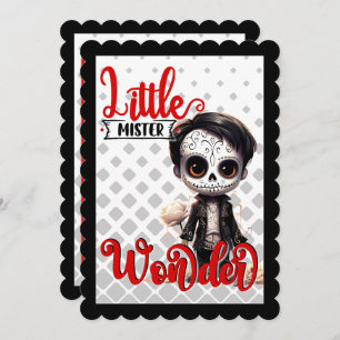 Cartão De Agradecimento Crânio em Açúcar