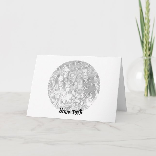 Cartão De Agradecimento Create Your Own  (Frente)