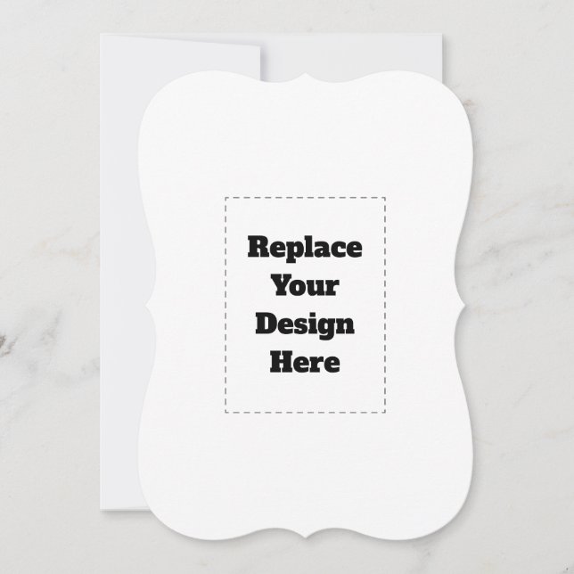 Cartão De Agradecimento Create Your Own white  (Frente)