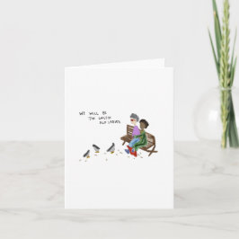 Cartão De Agradecimento Crescendo velho com seu melhor amigo