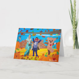 Cartão De Agradecimento CriançasArt para COC - Diversão de Queda de Choco