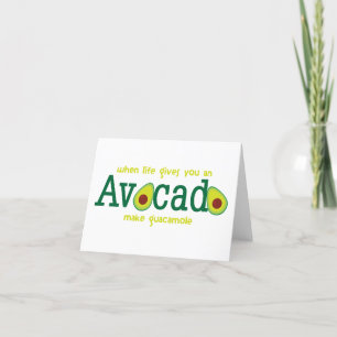 Cartão De Agradecimento Criar Guacamole