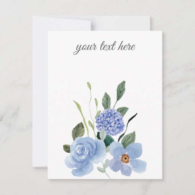 Cartão De Agradecimento Crie Seu Próprio Design Personalizado (Frente)