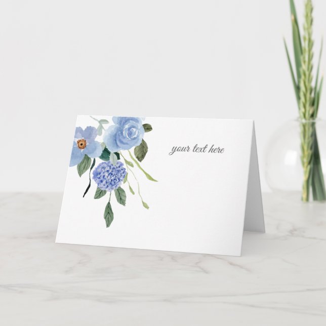 Cartão De Agradecimento Crie Seu Próprio Design Personalizado (Frente)