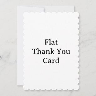 Cartão De Agradecimento Crie seu próprio Flat Ondulado 13 x 18 cm