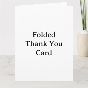Cartão De Agradecimento Crie seu próprio grande 8,5" x 11" personalizado s