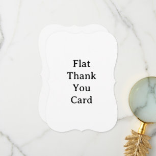 Cartão De Agradecimento Crie Seu Próprio Suporte Personalizado Simples 5"