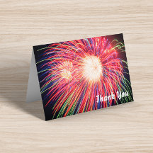 Crie sua própria foto de fogos de artifício Obriga